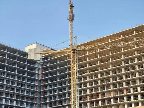 Structural engineering aspects of tall building framework Stock Photos