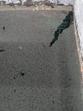 Structural Inspection Revealing Surface Damage And Seepage. Assessment Of C.. Stock Photos