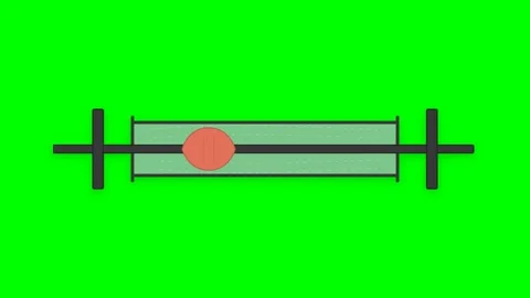Structural Lead Extrusion Damper Seismic Energy Dissipation Technical Line .. Stock Footage 346984329