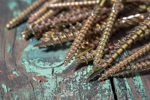 Structural self-tapping screws for Torx 25 bit Stock Photos