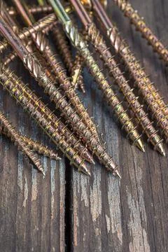 Structural self-tapping screws for Torx 25 bit Stock Photos