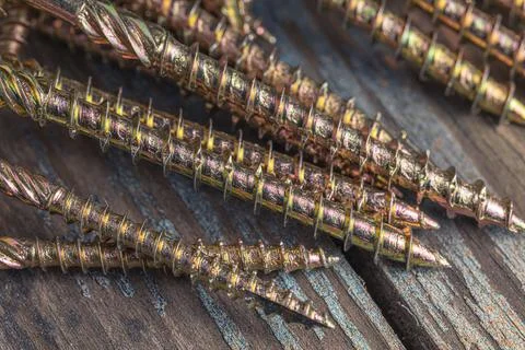 Structural self-tapping screws for Torx 25 bit Stock Photos