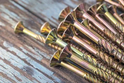 Structural self-tapping screws for Torx 25 bit Stock Photos