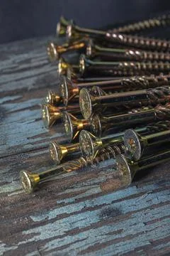 Structural self-tapping screws for Torx 25 bit Stock Photos