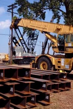 Structural Steel Crane Stock Photos
