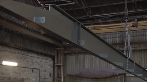 Structural Steel Fabrication PAL Stock Footage 25335385