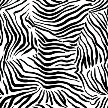 Structural zebra pattern Stock Illustration