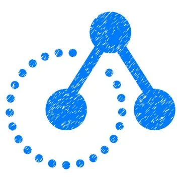 Structure Analysis Grainy Texture Icon Illustrazione stock