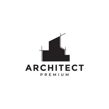 Structure architect building unique home logo design vector graphic symbol .. Ilustración de archivo