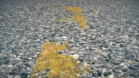 Structure of the asphalt, road marking. Close-up of animated road for the Foto stock