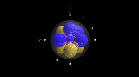 Structure of the atom Stock-Footage 64804300