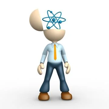 Structure of atom Stock Illustration