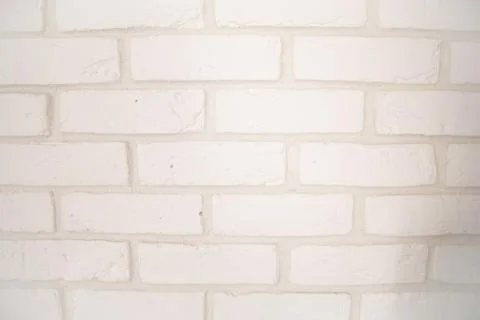 Structure background white brick wall Stock Photos