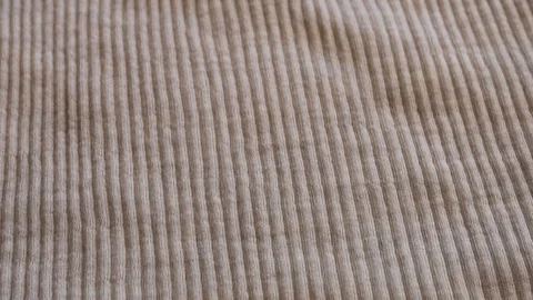 Structure of Beige Fabric material Wool with Silk. Textile Industry Stock-Footage 128310091