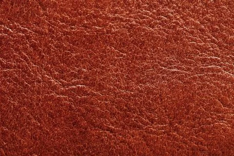 Structure of brown color leather surface Stock Photos