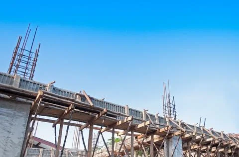Structure of a Building under construction Stock Photos