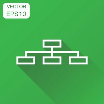 Structure chart icon. Business concept diagram pictogram. Vector illustration イラスト素材