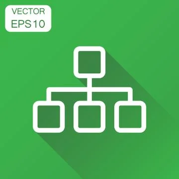 Structure chart icon. Business concept diagram pictogram. Vector illustration イラスト素材