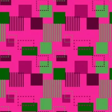 Structure collapse seamless pattern Illustrazione stock