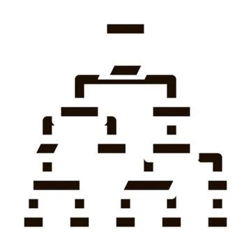 Structure Computer System Vector Icon Stock Illustration