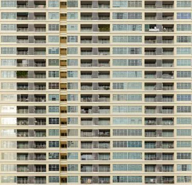 Structure of condominium and residence use as background Foto stock