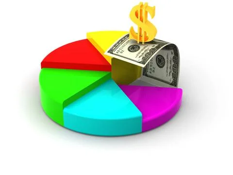 Structure with dollar. 3d Structure with dollar. 3d Copyright: xZoonar.com... Stockfoto's