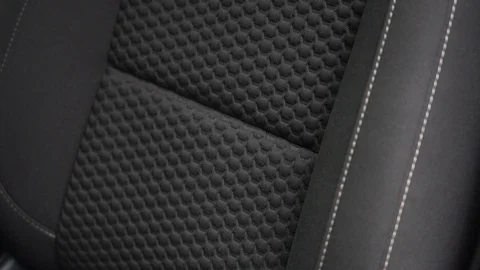 The structure of the driver's seat in the car close-up Video stock 124917312