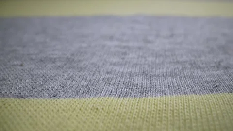 The structure of the fabric. Close-up. Dolly shot Stock-Footage 244503481