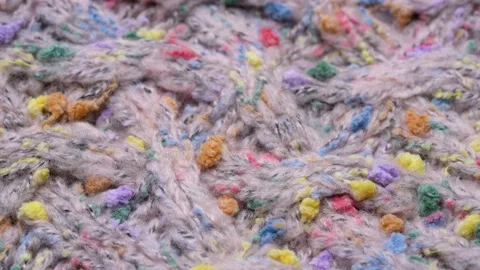 Structure Of Fabric Close Up Stock Footage 154798736