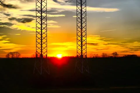 Structure in the field Stock Photos