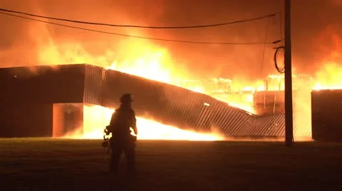 Structure fire 動画素材 21222831