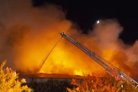 Structure Fire  Stock Photos