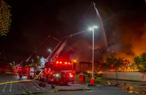 Structure Fire  Stock Photos