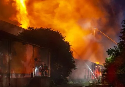 Structure Fire  Stock Photos