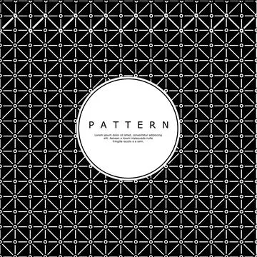 Structure geometric line and circle abstract pattern vector. Round lines pattern 스톡 일러스트