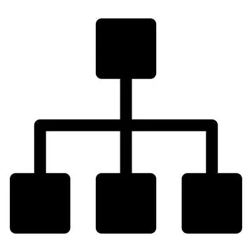 Structure glyph icon vector illustration isolated on white background Stock Illustration