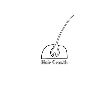 Structure graphics of hair Stock Illustration