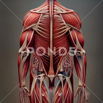 The structure of human muscles and tendons.: Graphic #219890641 Biology Diagrams