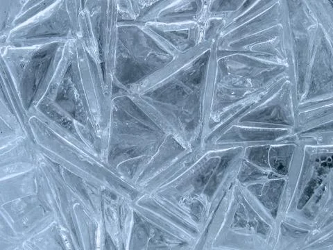 Structure of ice closeup Stock Photos