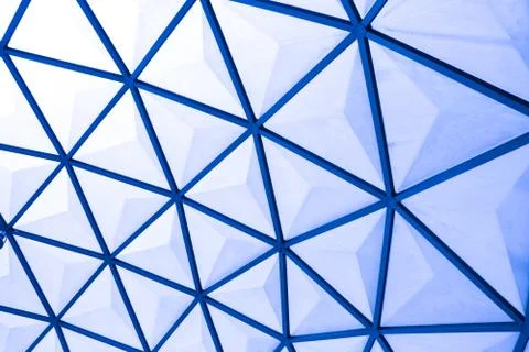 Structure inside of pattern acrylic dome background Stock Photos