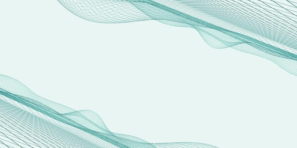 Structure line Twisted mesh abstract particle cyberspace 3d illustration Stock Illustration