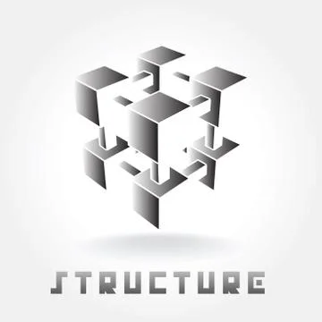 Structure logo Stock-Illustration