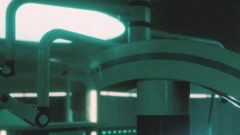 Structure in a modern facility showing technology and design elements Stock Footage 343509684