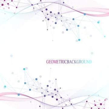 Structure molecule and communication. Dna, atom, neurons. Scientific molecule 스톡 일러스트