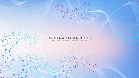 Structure molecule and communication. Dna, atom, neurons. Scientific concept for Stock Illustration