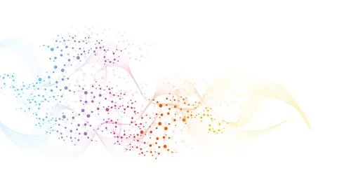 Structure molecule and communication Dna, atom, neurons. Science concept for Stock Illustration