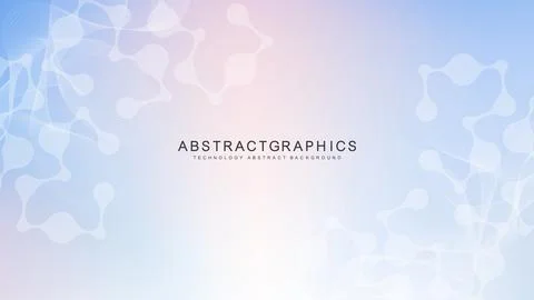 Structure molecule and communication Dna, atom, neurons. Science concept for Stock Illustration