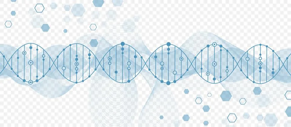 Structure molecule and communication Dna, atom, neurons. Science concept for Stock Illustration
