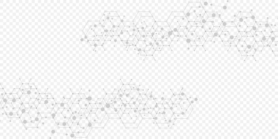 Structure molecule and communication Dna, atom, neurons. Science concept for Stock Illustration