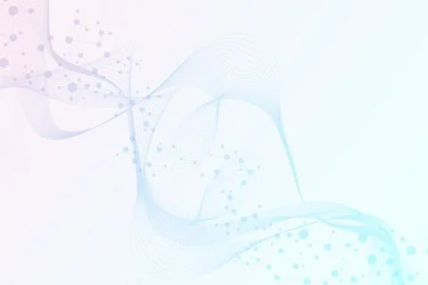 Structure molecule and communication Dna, atom, neurons. Science concept for イラスト素材
